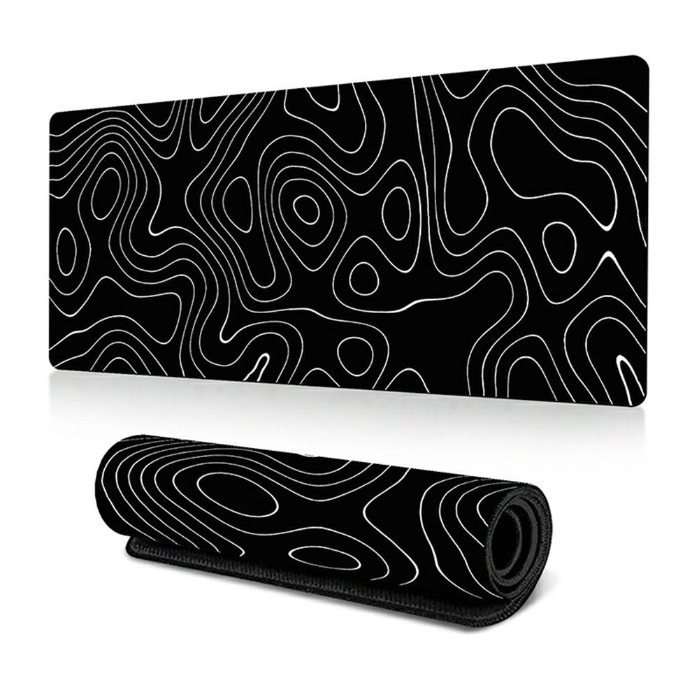 400*900*3mm Large Mouse Pad Thermal Transfer Printing Abstract Pattern Desktop Mat
