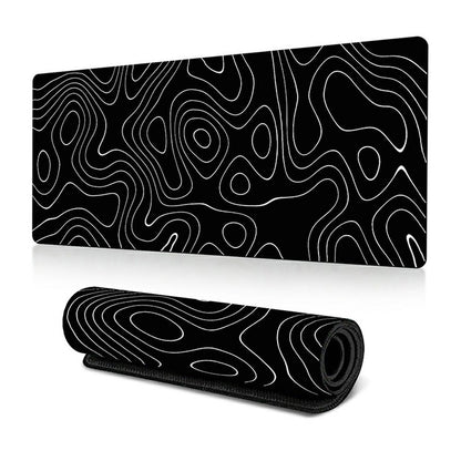 400*900*3mm Large Mouse Pad Thermal Transfer Printing Abstract Pattern Desktop Mat