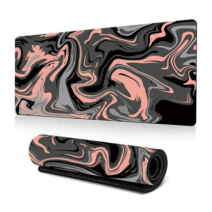 300 x 700 x 3mm Anti-Slip Desk Mouse Mat Abstract Fluid Pattern Mouse Pad