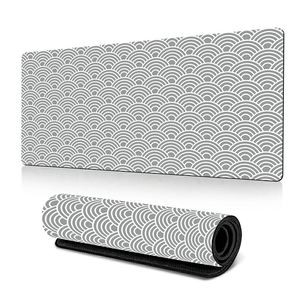 300 x 700 x 3mm Abstract Fluid Pattern Mouse Mat Non-Slip Rubber Mouse Pad