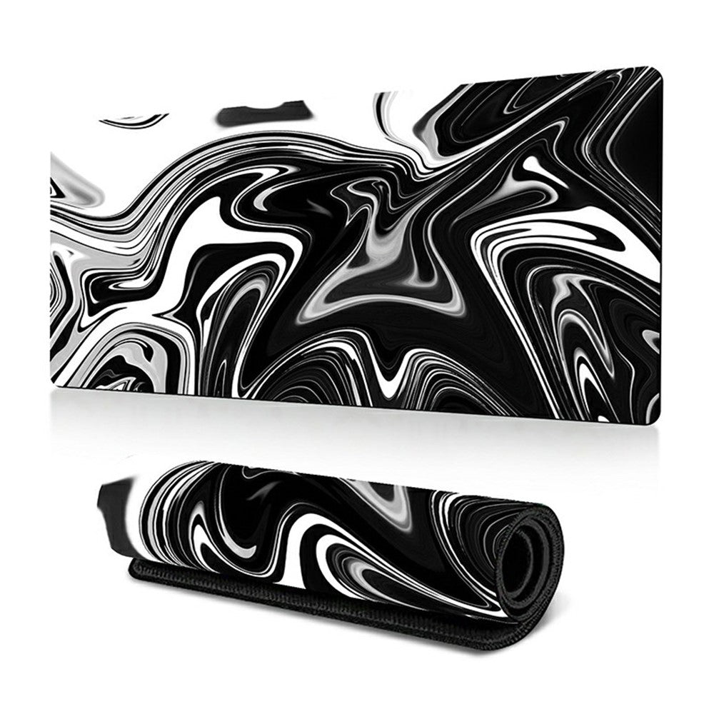 300 x 700 x 3mm Abstract Fluid Pattern Mouse Mat Non-Slip Rubber Mouse Pad