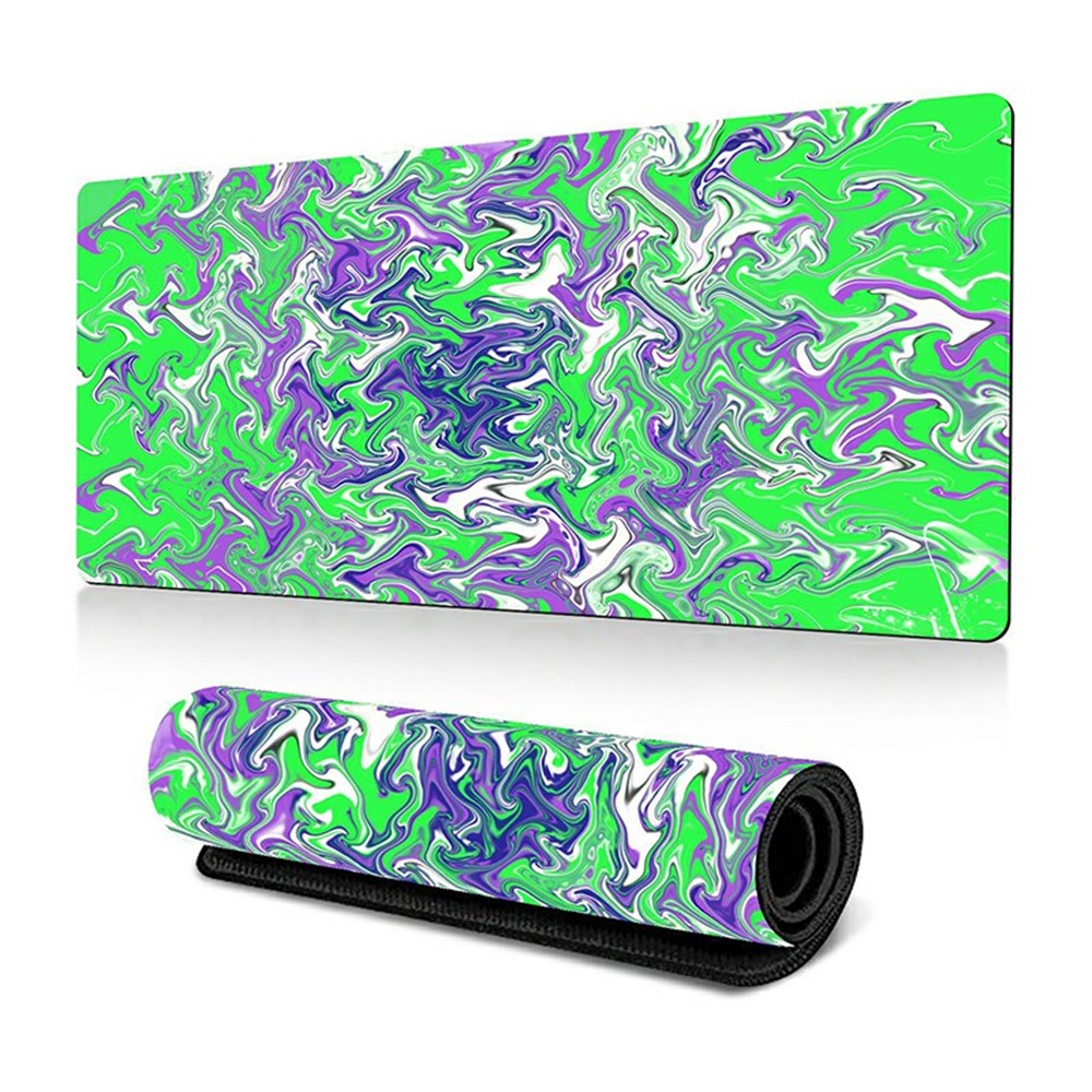 300 x 700 x 3mm Abstract Fluid Pattern Mouse Mat Non-Slip Rubber Mouse Pad