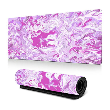 300 x 700 x 3mm Abstract Fluid Pattern Mouse Mat Non-Slip Rubber Mouse Pad