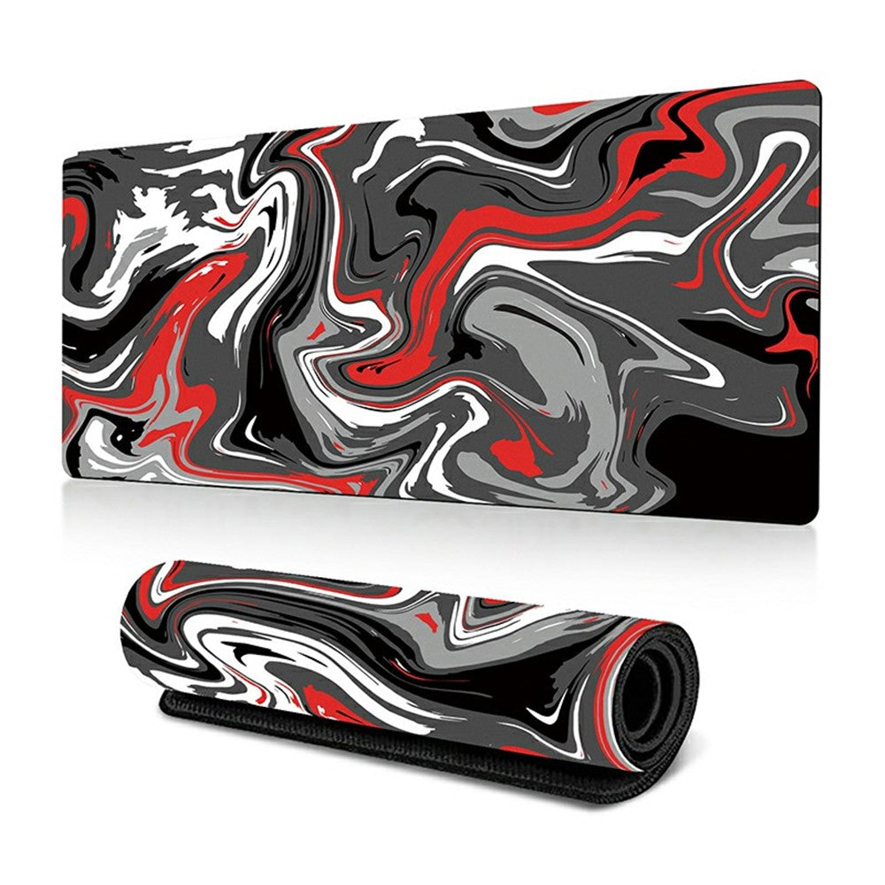300 x 700 x 2mm Abstract Fluid Design Mouse Pad Non-Slip Rubber Mouse Mat