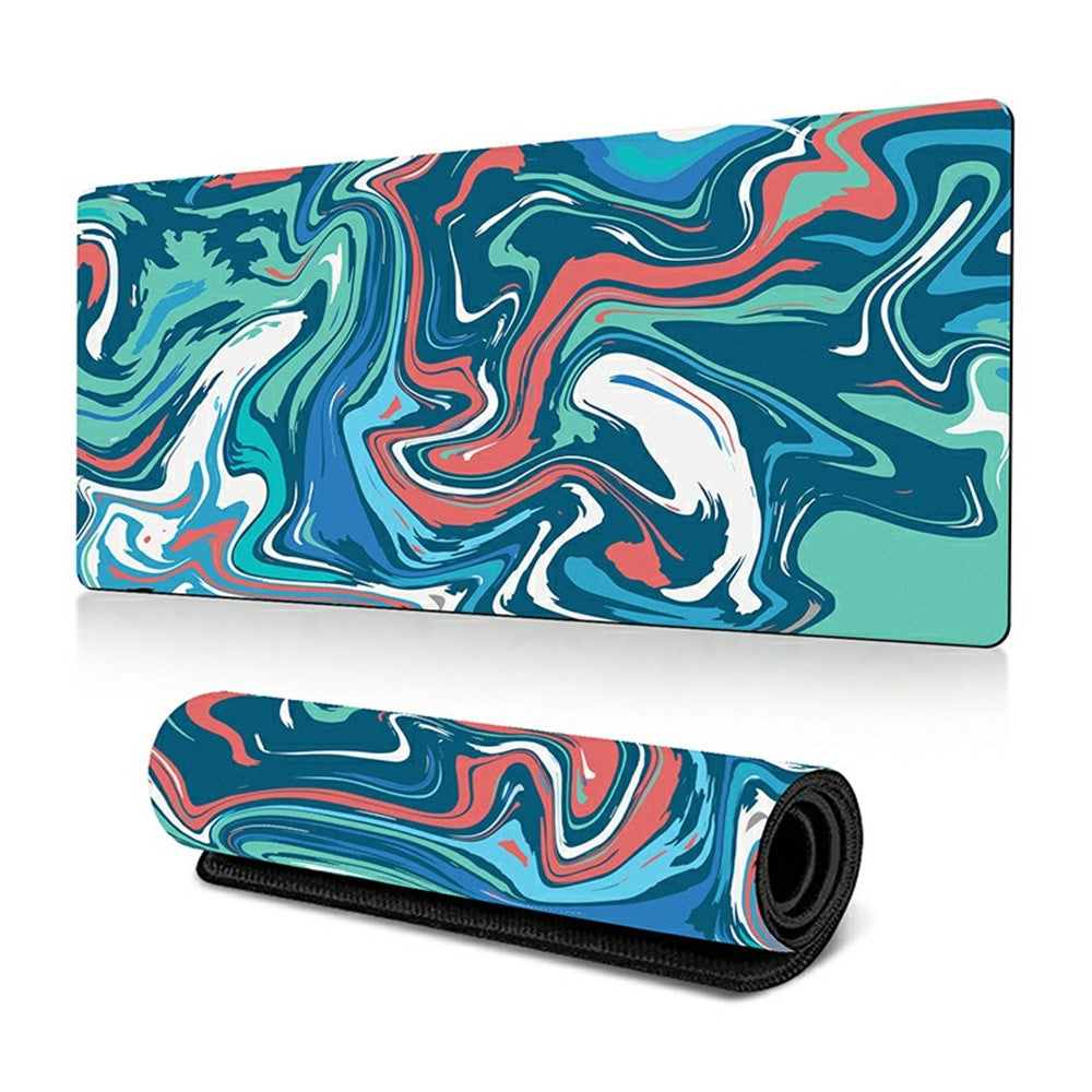 300 x 700 x 2mm Abstract Fluid Design Mouse Pad Non-Slip Rubber Mouse Mat