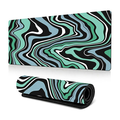 300 x 700 x 2mm Abstract Fluid Design Mouse Pad Non-Slip Rubber Mouse Mat