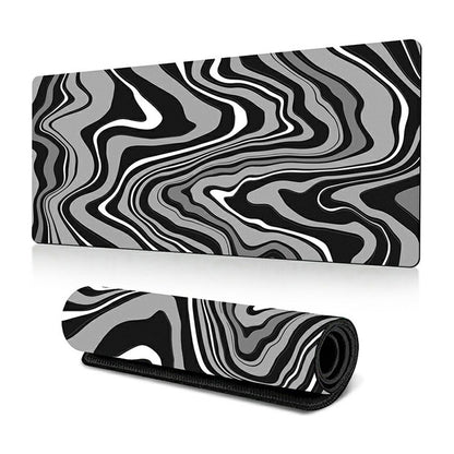 300 x 700 x 2mm Abstract Fluid Design Mouse Pad Non-Slip Rubber Mouse Mat