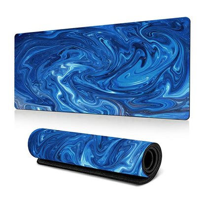 300 x 700 x 2mm Abstract Fluid Design Rubber Mouse Pad Anti-Slip Large Mouse Mat