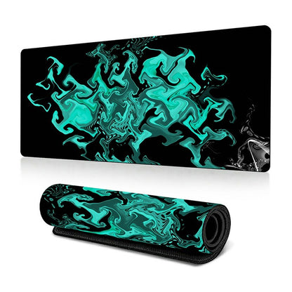 300 x 700 x 2mm Abstract Fluid Design Rubber Mouse Pad Anti-Slip Large Mouse Mat