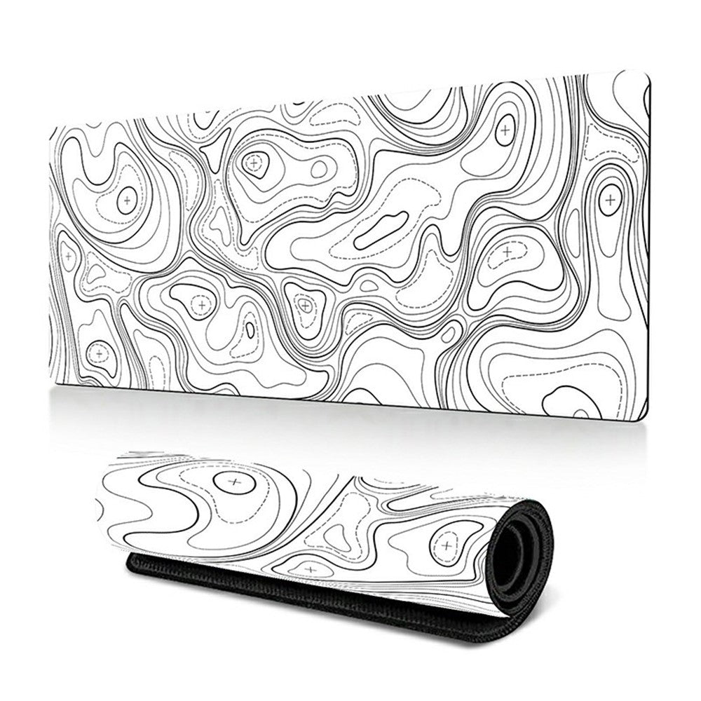 300*700*3mm Large Mouse Pad Abstract Thermal Transfer Printing Anti-skid Desktop Mat