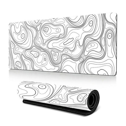 300*700*3mm Large Mouse Pad Abstract Thermal Transfer Printing Anti-skid Desktop Mat