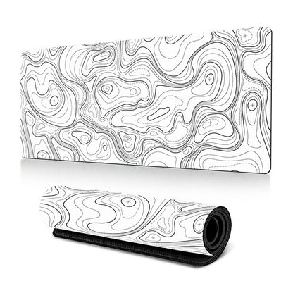 300*700*3mm Large Mouse Pad Abstract Thermal Transfer Printing Anti-skid Desktop Mat