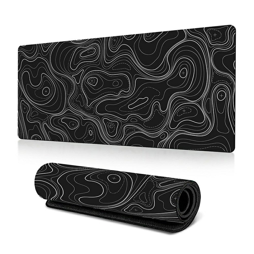 300*700*3mm Large Mouse Pad Abstract Thermal Transfer Printing Anti-skid Desktop Mat