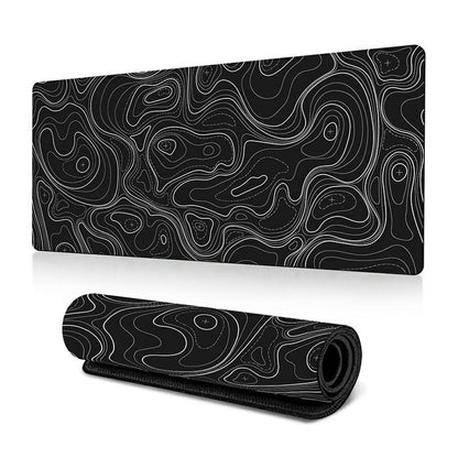 300*700*3mm Large Mouse Pad Abstract Thermal Transfer Printing Anti-skid Desktop Mat