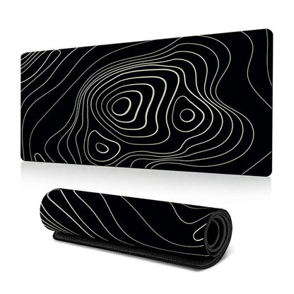300*700*3mm Large Mouse Pad Abstract Thermal Transfer Printing Anti-skid Desktop Mat