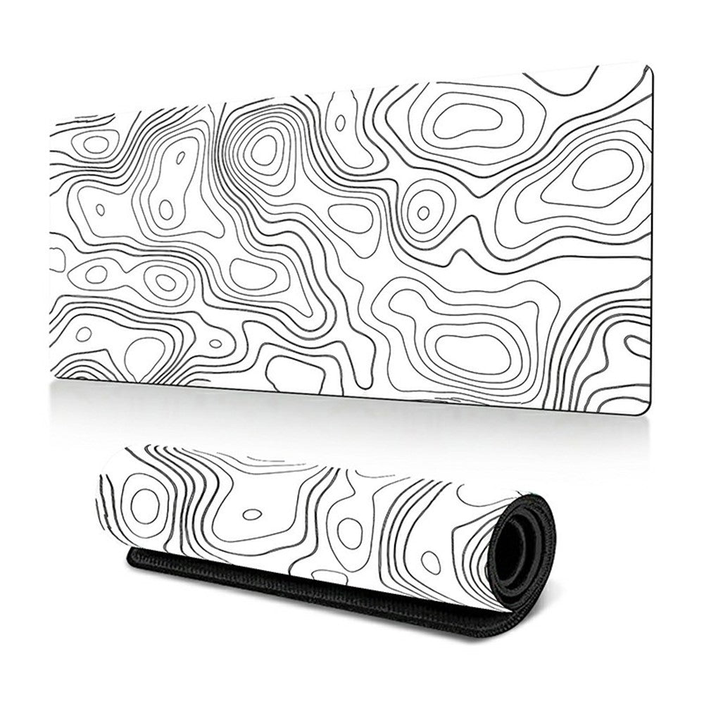 300*700*3mm Large Mouse Pad Abstract Thermal Transfer Printing Anti-skid Desktop Mat