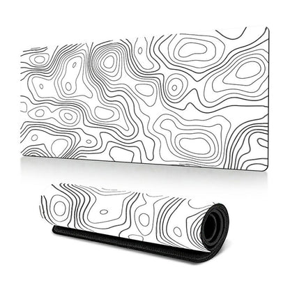 300*700*3mm Large Mouse Pad Abstract Thermal Transfer Printing Anti-skid Desktop Mat