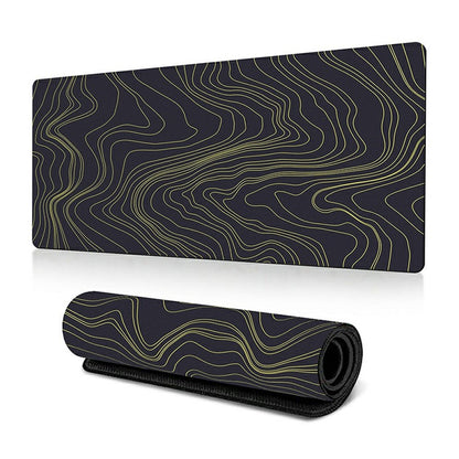 300*700*3mm Large Mouse Pad Abstract Thermal Transfer Printing Anti-skid Desktop Mat