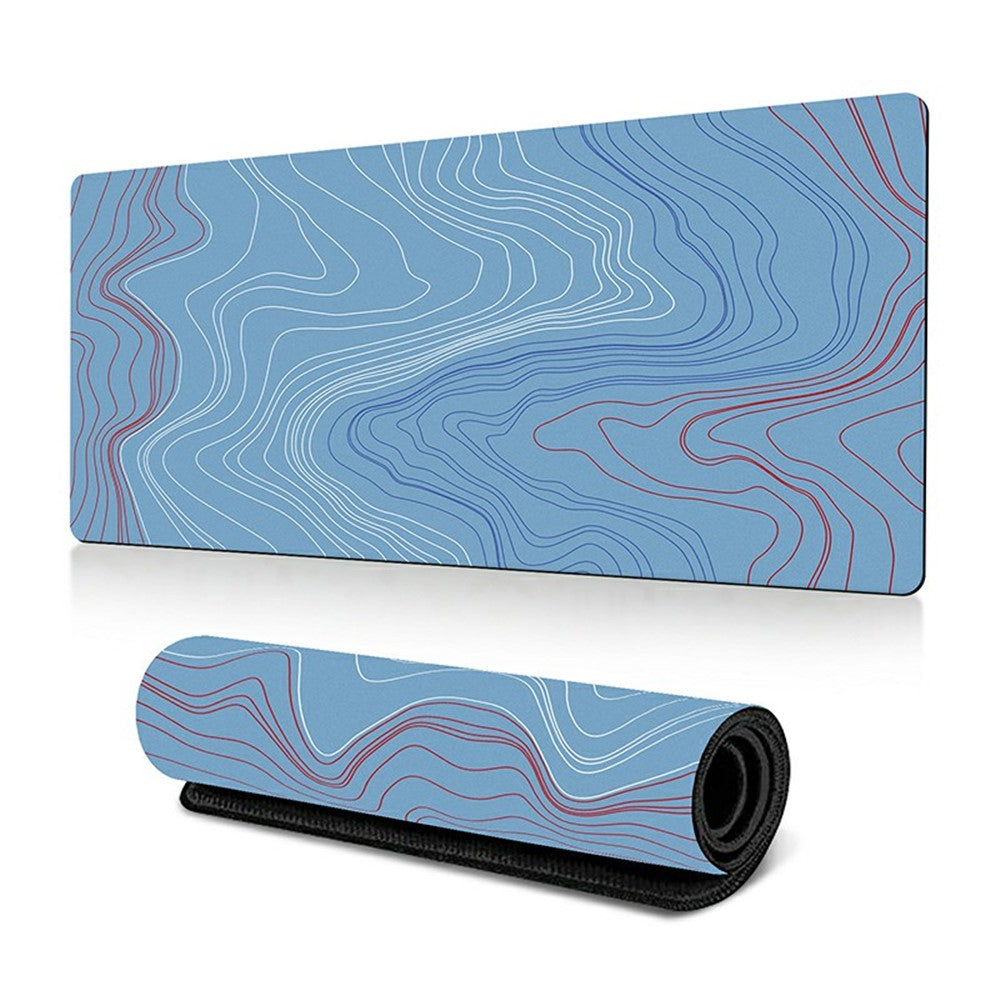 300*700*3mm Large Mouse Pad Abstract Thermal Transfer Printing Anti-skid Desktop Mat