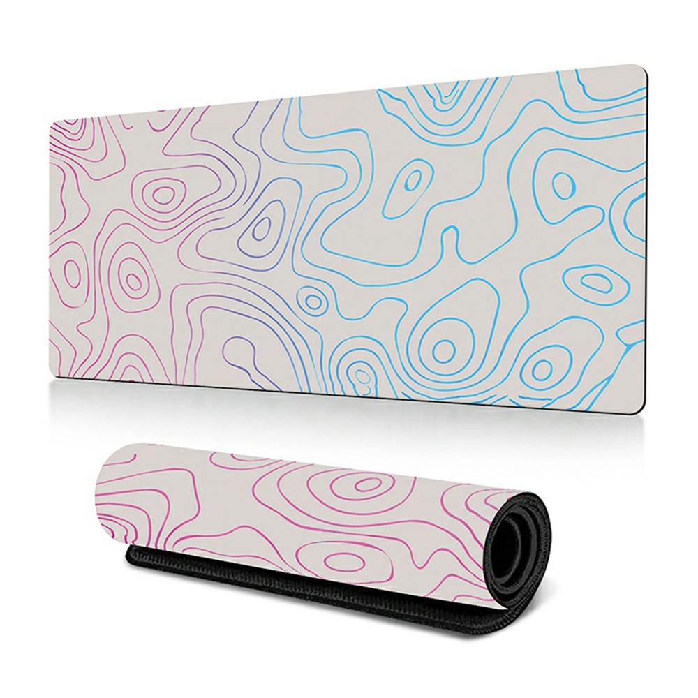 300*700*3mm Large Mouse Pad Abstract Thermal Transfer Printing Anti-skid Desktop Mat
