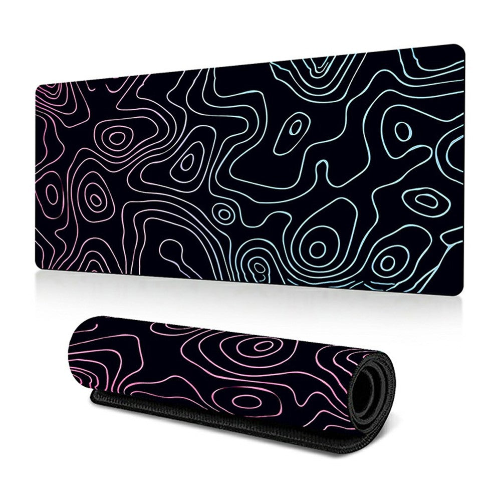 300*700*3mm Large Mouse Pad Abstract Thermal Transfer Printing Anti-skid Desktop Mat