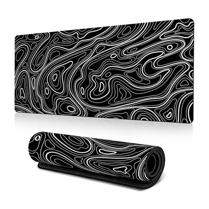 300*700*3mm Large Mouse Pad Abstract Thermal Transfer Printing Anti-skid Desktop Mat