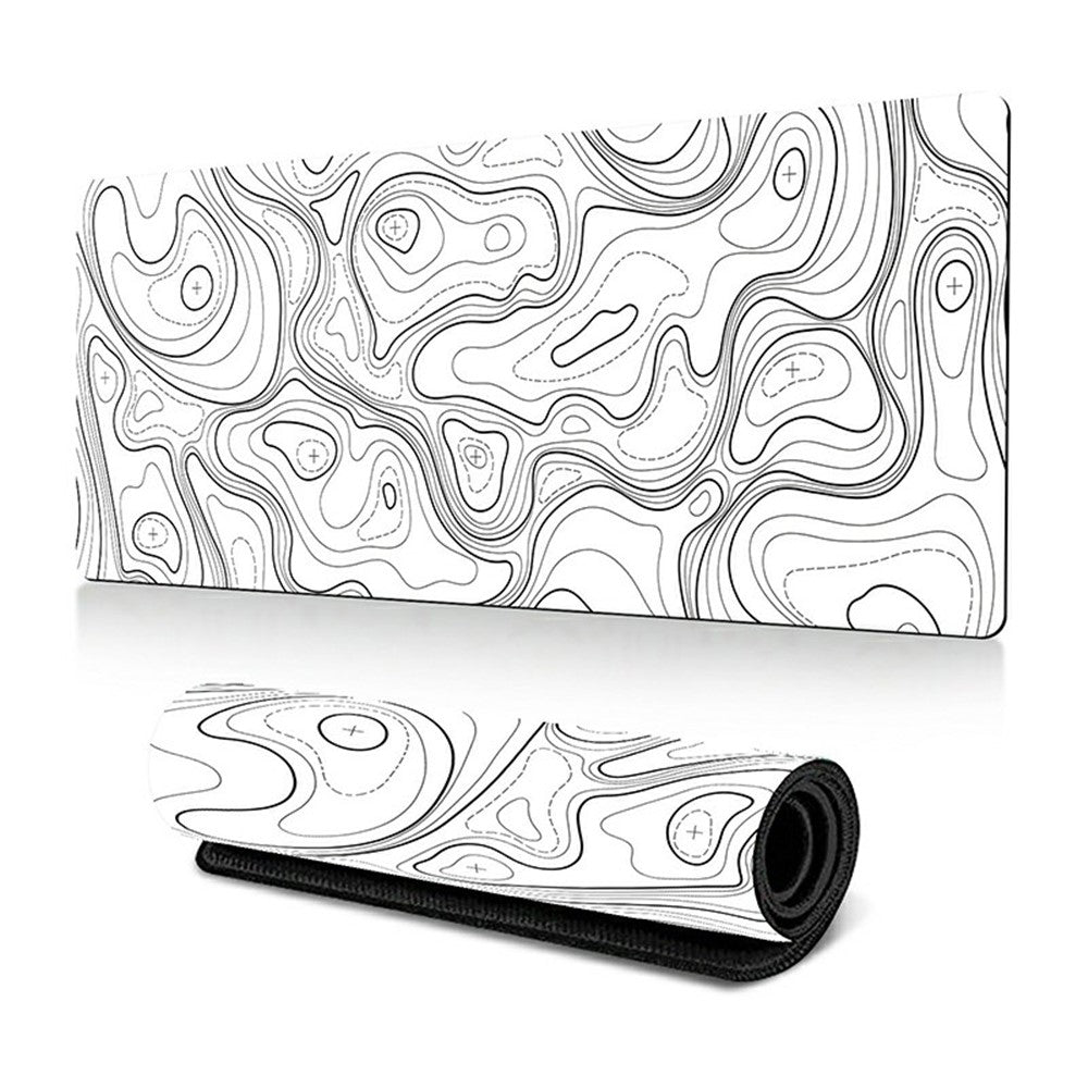 300*700*3mm Large Mouse Pad Abstract Thermal Transfer Printing Anti-skid Desktop Mat