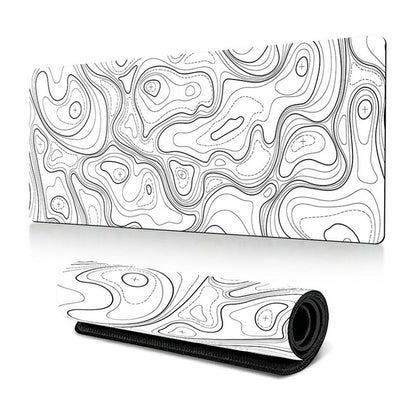 300*700*3mm Large Mouse Pad Abstract Thermal Transfer Printing Anti-skid Desktop Mat