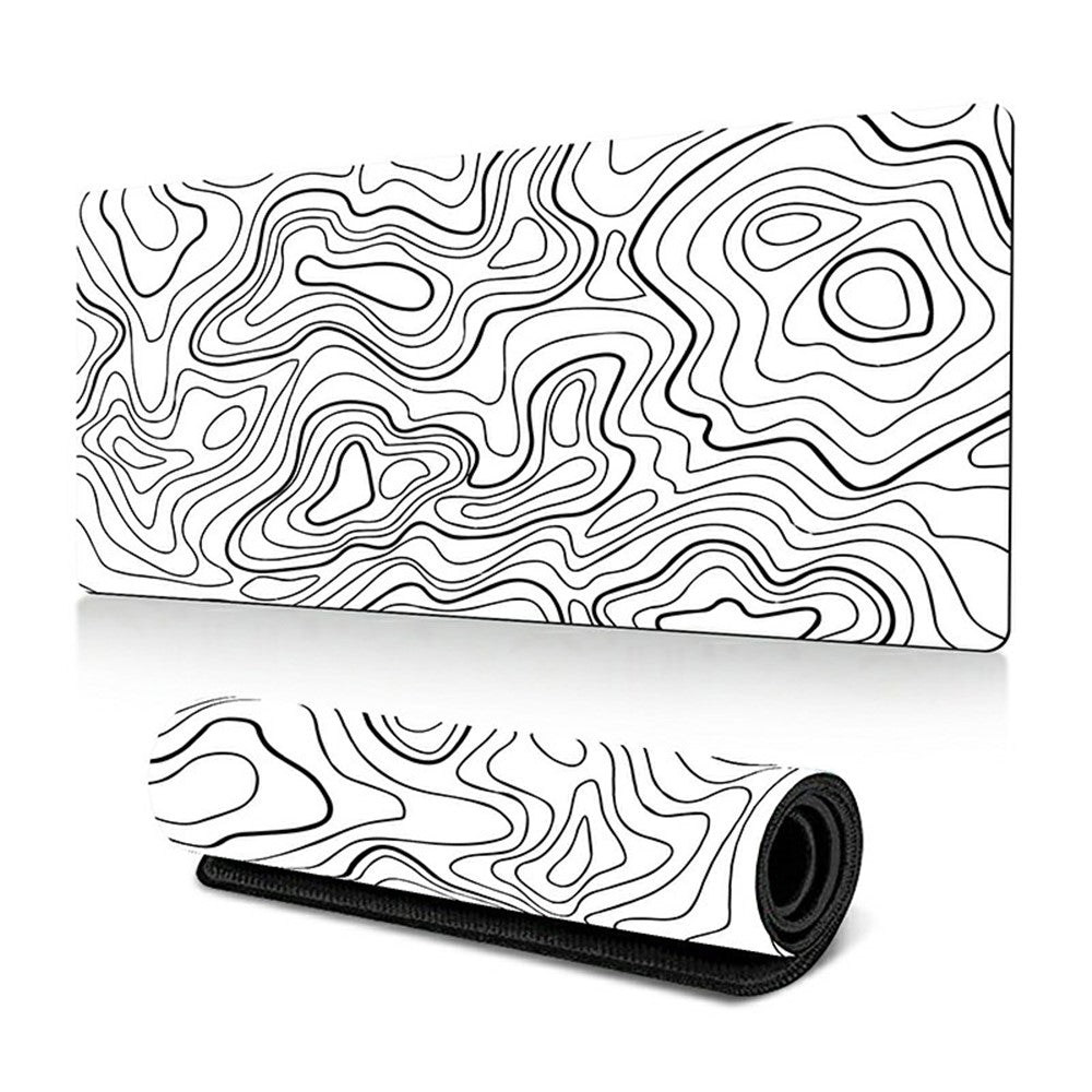 300*700*3mm Large Mouse Pad Abstract Thermal Transfer Printing Anti-skid Desktop Mat