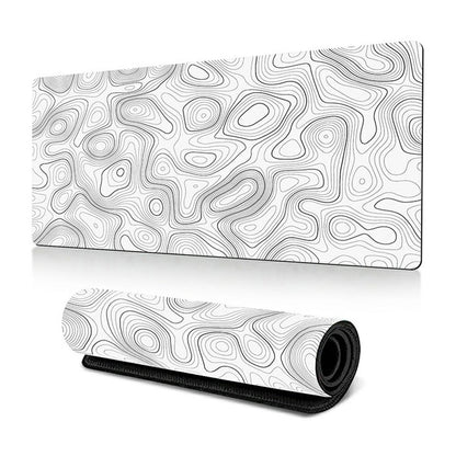 300*700*3mm Large Mouse Pad Abstract Thermal Transfer Printing Anti-skid Desktop Mat