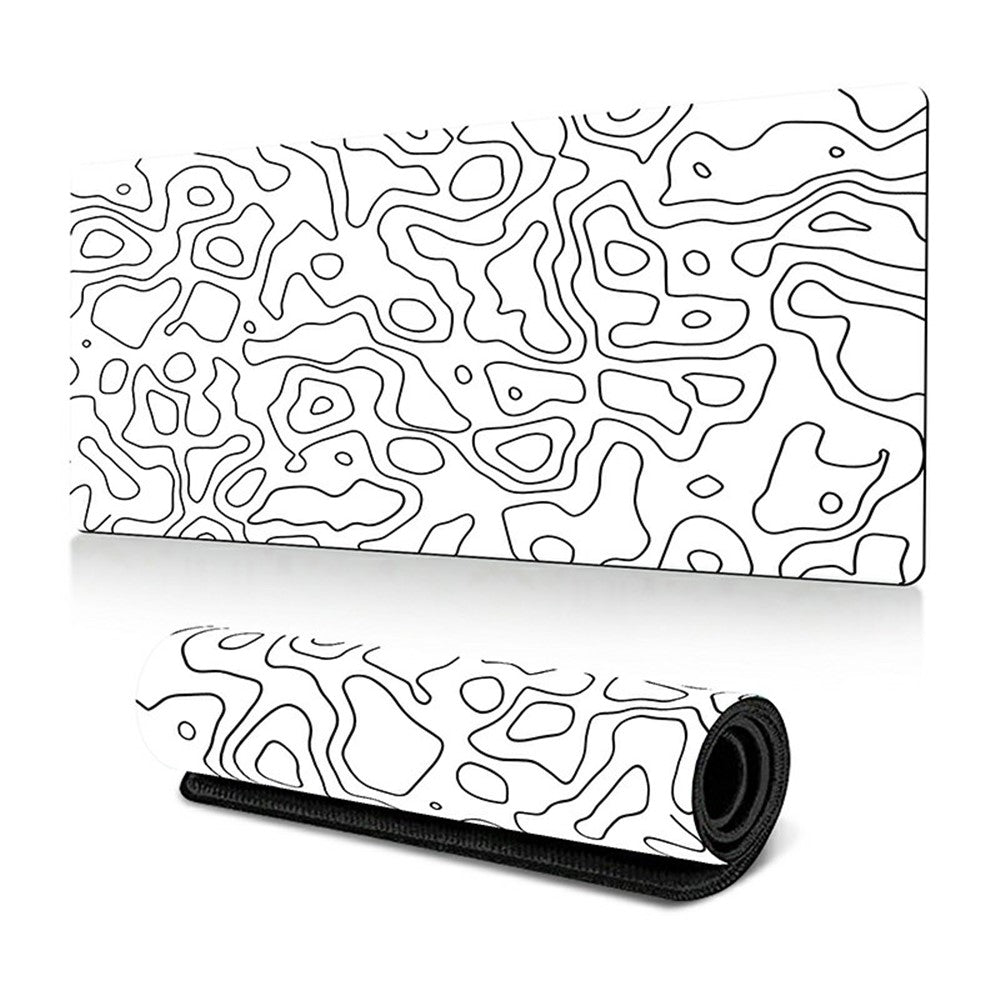 300*700*3mm Large Mouse Pad Abstract Thermal Transfer Printing Anti-skid Desktop Mat