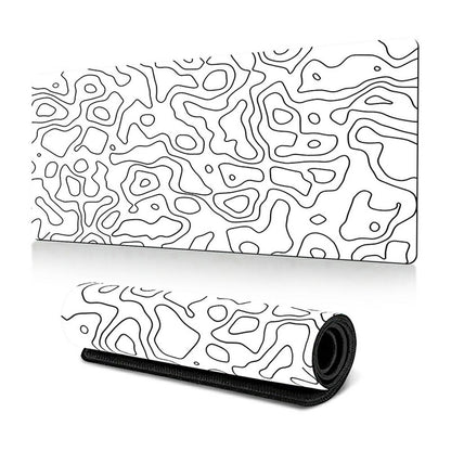 300*700*3mm Large Mouse Pad Abstract Thermal Transfer Printing Anti-skid Desktop Mat