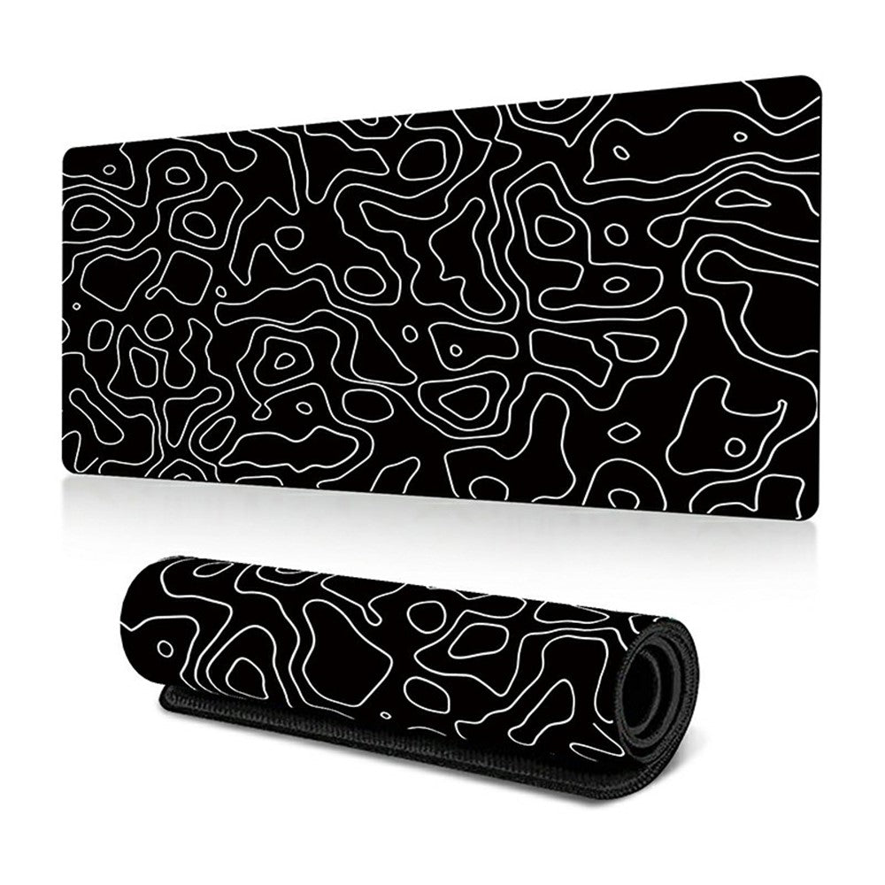 300*700*3mm Large Mouse Pad Abstract Thermal Transfer Printing Anti-skid Desktop Mat