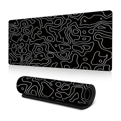 300*700*3mm Large Mouse Pad Abstract Thermal Transfer Printing Anti-skid Desktop Mat
