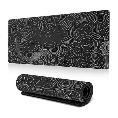 300*700*3mm Large Mouse Pad Abstract Thermal Transfer Printing Anti-skid Desktop Mat