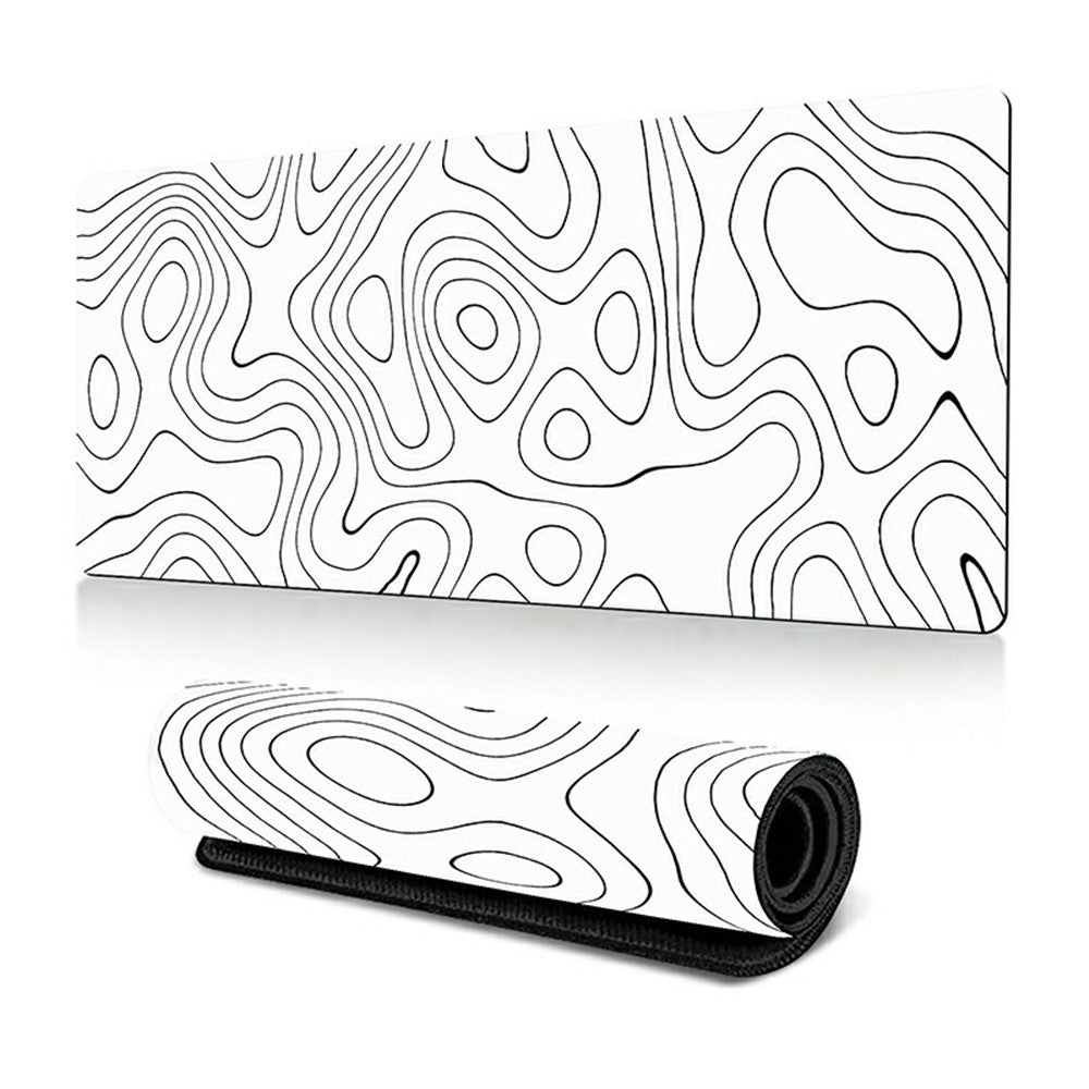 300*700*3mm Large Mouse Pad Abstract Thermal Transfer Printing Anti-skid Desktop Mat