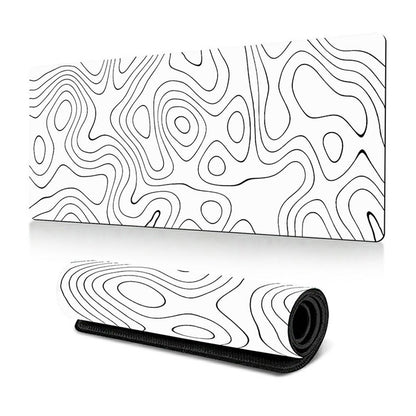 300*700*3mm Large Mouse Pad Abstract Thermal Transfer Printing Anti-skid Desktop Mat