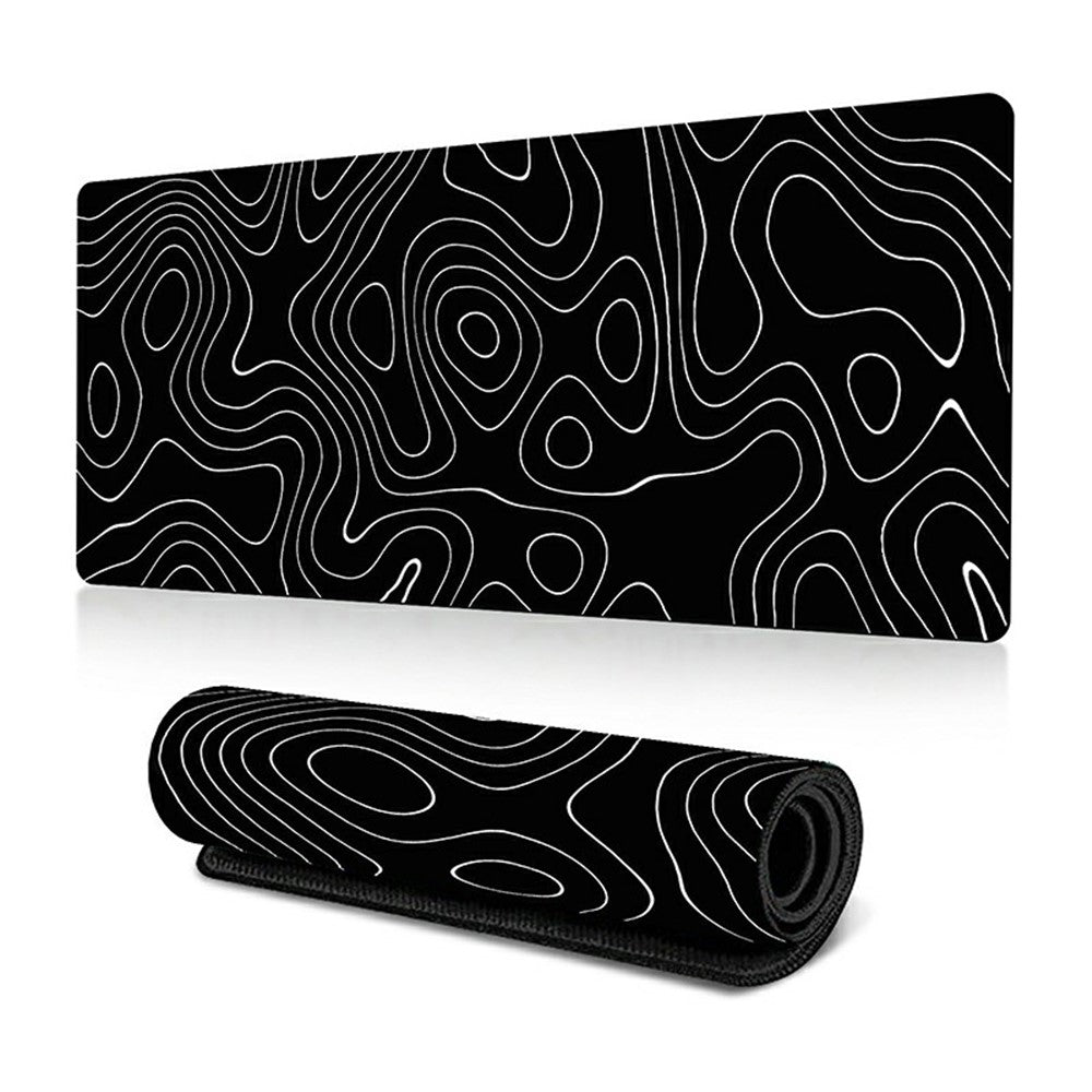 300*700*3mm Large Mouse Pad Abstract Thermal Transfer Printing Anti-skid Desktop Mat