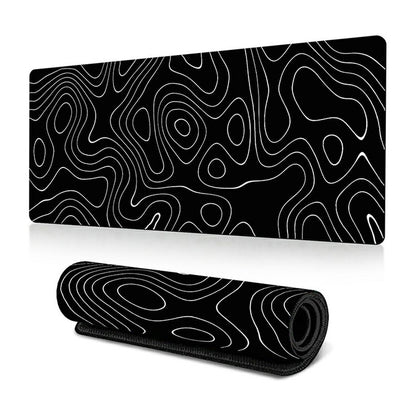 300*700*3mm Large Mouse Pad Abstract Thermal Transfer Printing Anti-skid Desktop Mat