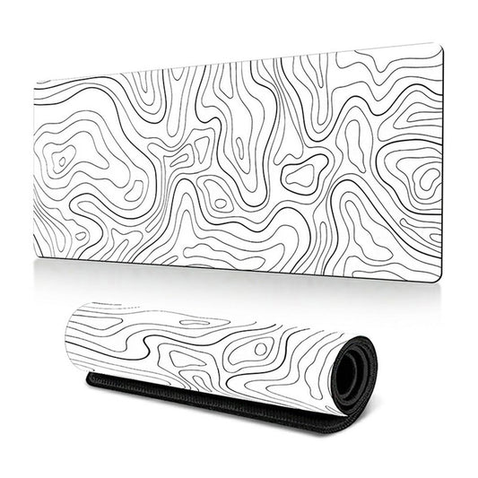 300*700*3mm Large Mouse Pad Abstract Pattern Anti-skid Computer Laptop Desktop Mat