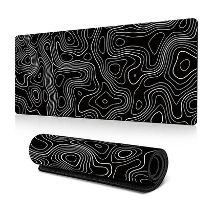 300*700*3mm Large Mouse Pad Abstract Pattern Anti-skid Computer Laptop Desktop Mat