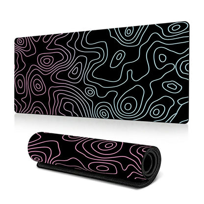 300*700*3mm Large Mouse Pad Abstract Pattern Anti-skid Computer Laptop Desktop Mat