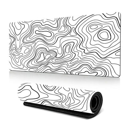 300*700*3mm Large Mouse Pad Abstract Pattern Anti-skid Computer Laptop Desktop Mat