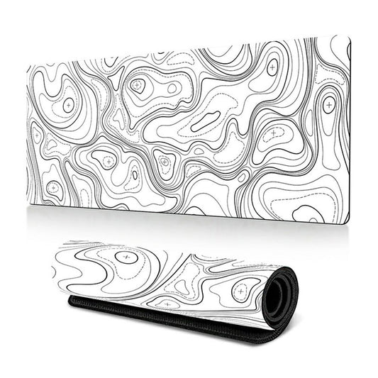 300*700*2mm Rubber Mouse Pad Abstract Pattern Anti-skid Computer Desktop Mat