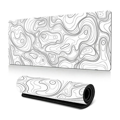 300*700*2mm Rubber Mouse Pad Abstract Pattern Anti-skid Computer Desktop Mat
