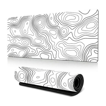 300*700*2mm Rubber Mouse Pad Abstract Pattern Anti-skid Computer Desktop Mat