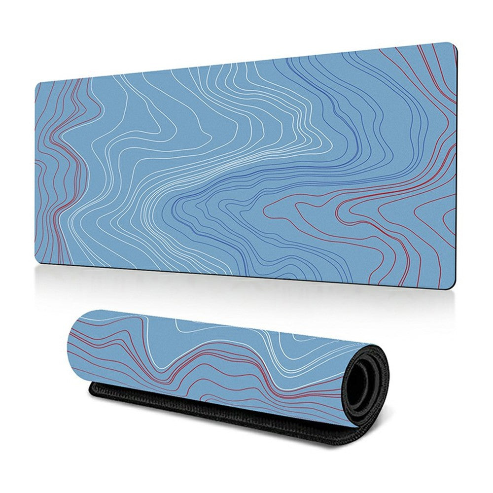 300*700*2mm Rubber Mouse Pad Abstract Pattern Anti-skid Computer Desktop Mat