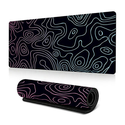 300*700*2mm Rubber Mouse Pad Abstract Pattern Anti-skid Computer Desktop Mat
