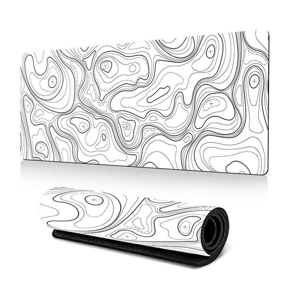 300*700*2mm Rubber Mouse Pad Abstract Pattern Anti-skid Computer Desktop Mat