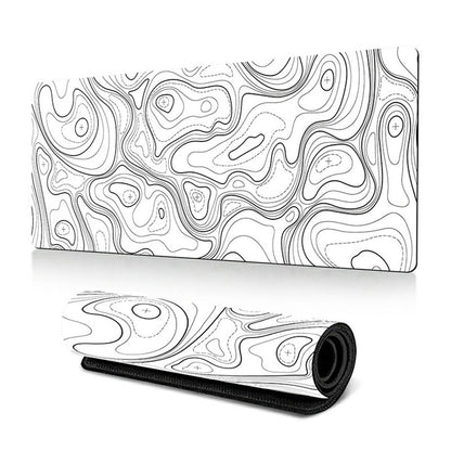 300*700*2mm Rubber Mouse Pad Abstract Pattern Anti-skid Computer Desktop Mat